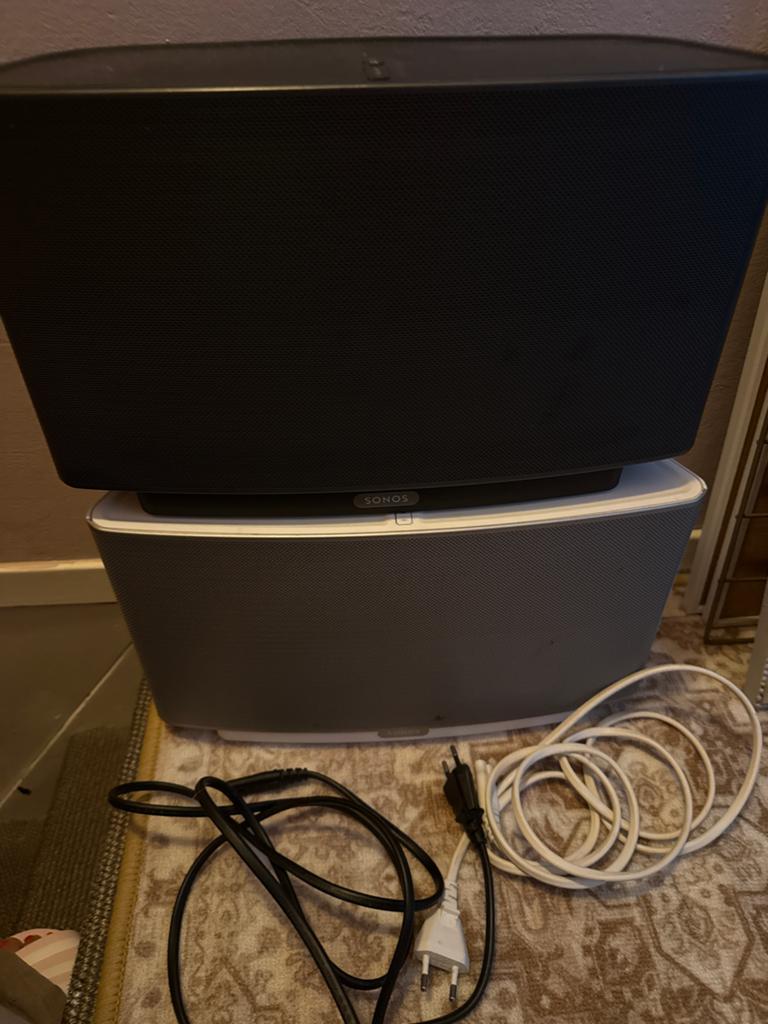 Sonos Play:5 Gen 1 - Zwart en Wit (Set van 2), Audio, Tv en Foto, Luidsprekers, Gebruikt, Ophalen of Verzenden, Sonos, 120 watt of meer