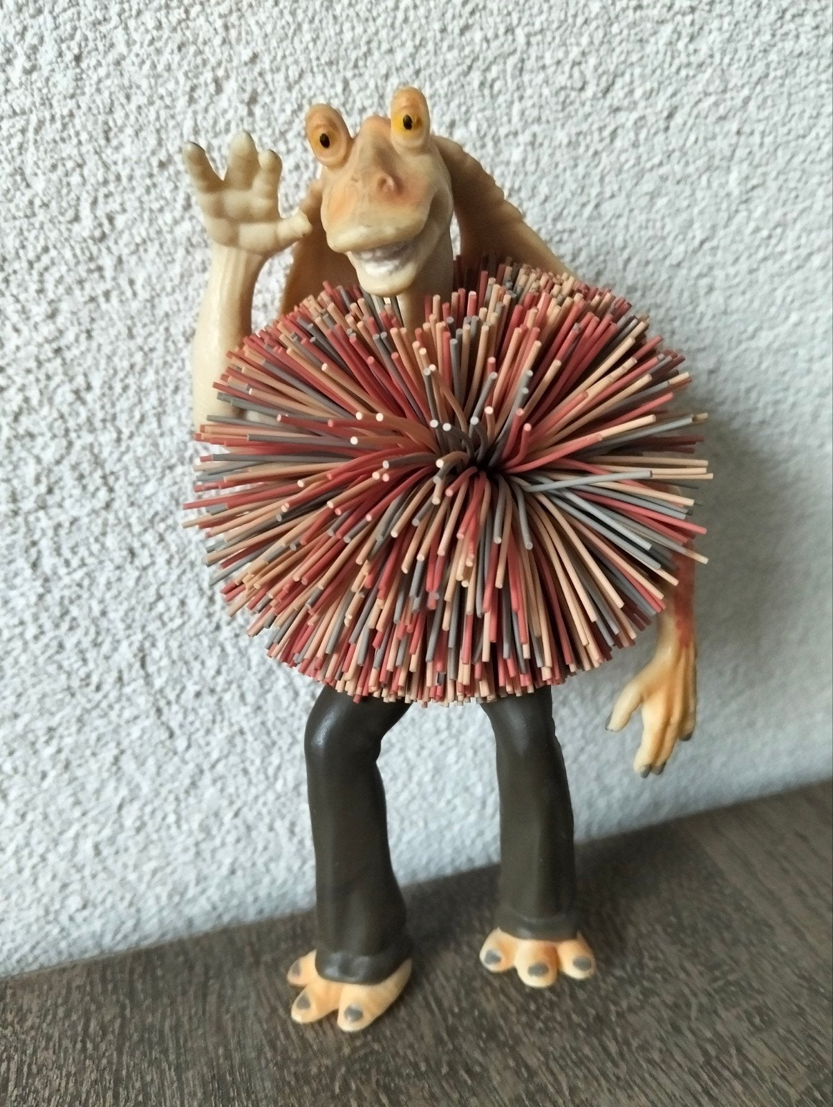Jar Jar Binks Koosh Ball - Star Wars Collectible, Verzamelen, Ophalen of Verzenden, Gebruikt, Actiefiguurtje