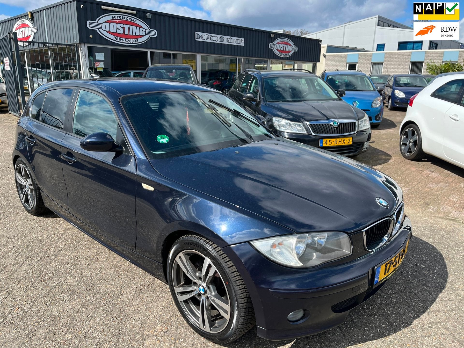 BMW 1-serie 118i(st-bekr,airco,lmv,bj06,2599,-), Auto's, 1-Serie, Achterwielaandrijving, 4 cilinders, 129 pk