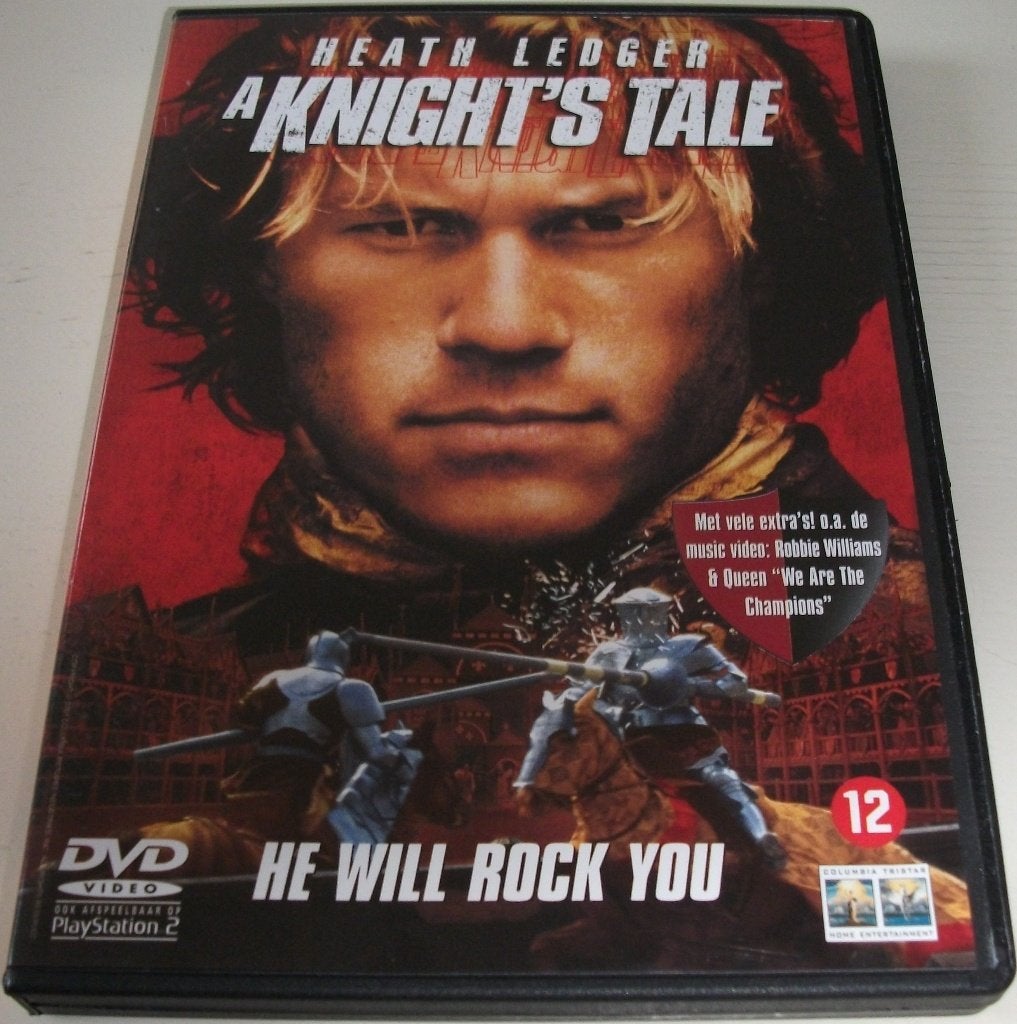 Dvd *** KNIGHT'S TALE *** Spetterende riddergevechten, Vanaf 12 jaar, Ophalen of Verzenden, Zo goed als nieuw