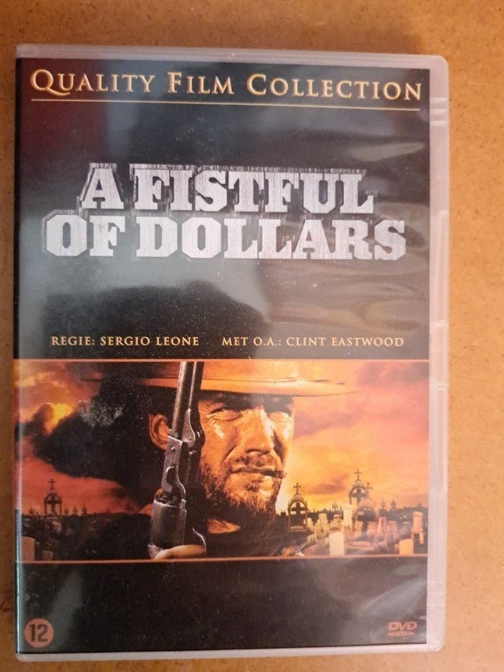 A Fistful Of Dollars dvd Clint Eastwood, Vanaf 12 jaar, Ophalen of Verzenden, Zo goed als nieuw