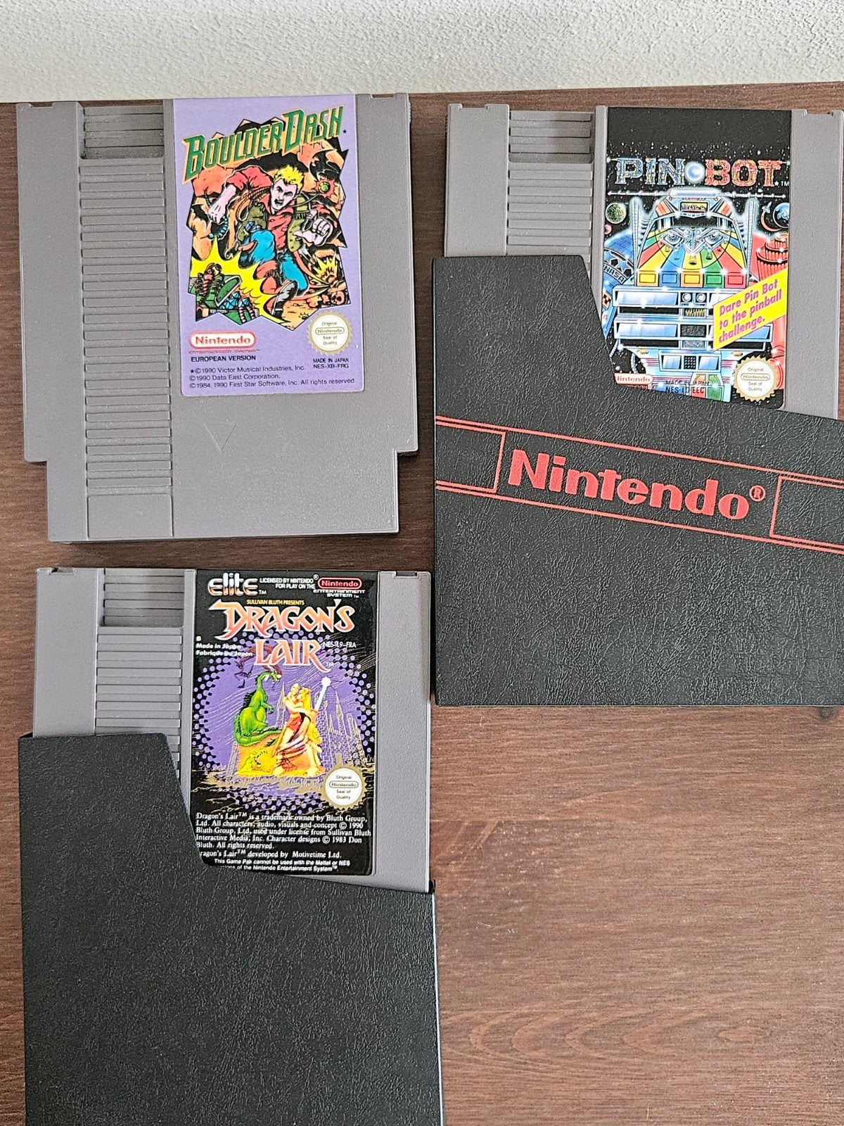 "Retro Arcade" NES Set: Dragons Lair/ Boulder Dash/ Pinbot, Spelcomputers en Games, 1 speler, Ophalen of Verzenden, Vanaf 3 jaar