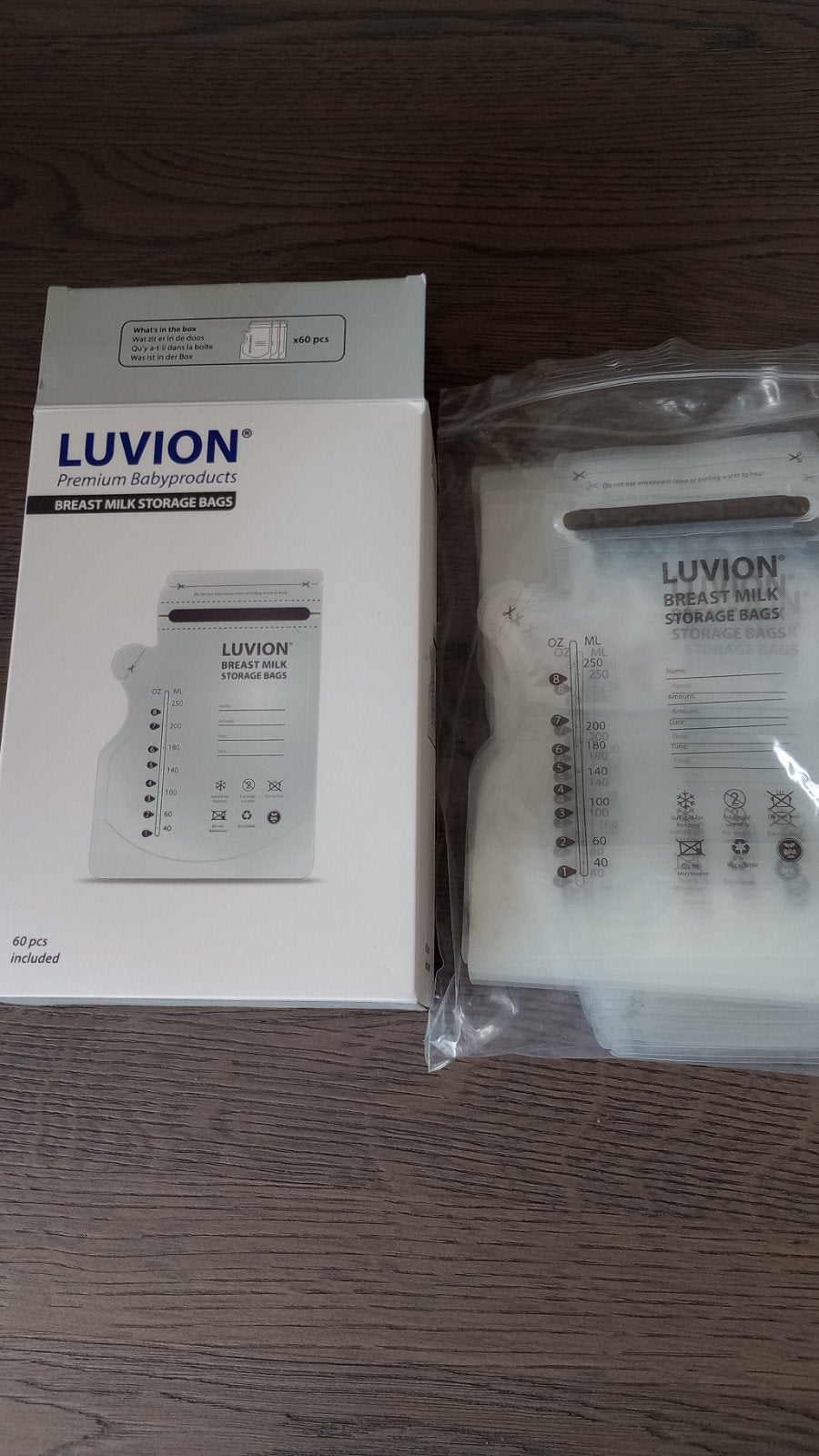 Luvion Moedermelk Bewaarzakjes - 40 stuks, Ophalen of Verzenden, Nieuw, Overige typen
