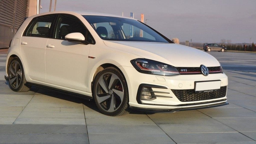 Voorlip skirt diffuser achterlip - Golf MK7.5 GTI 16-21, Ophalen of Verzenden