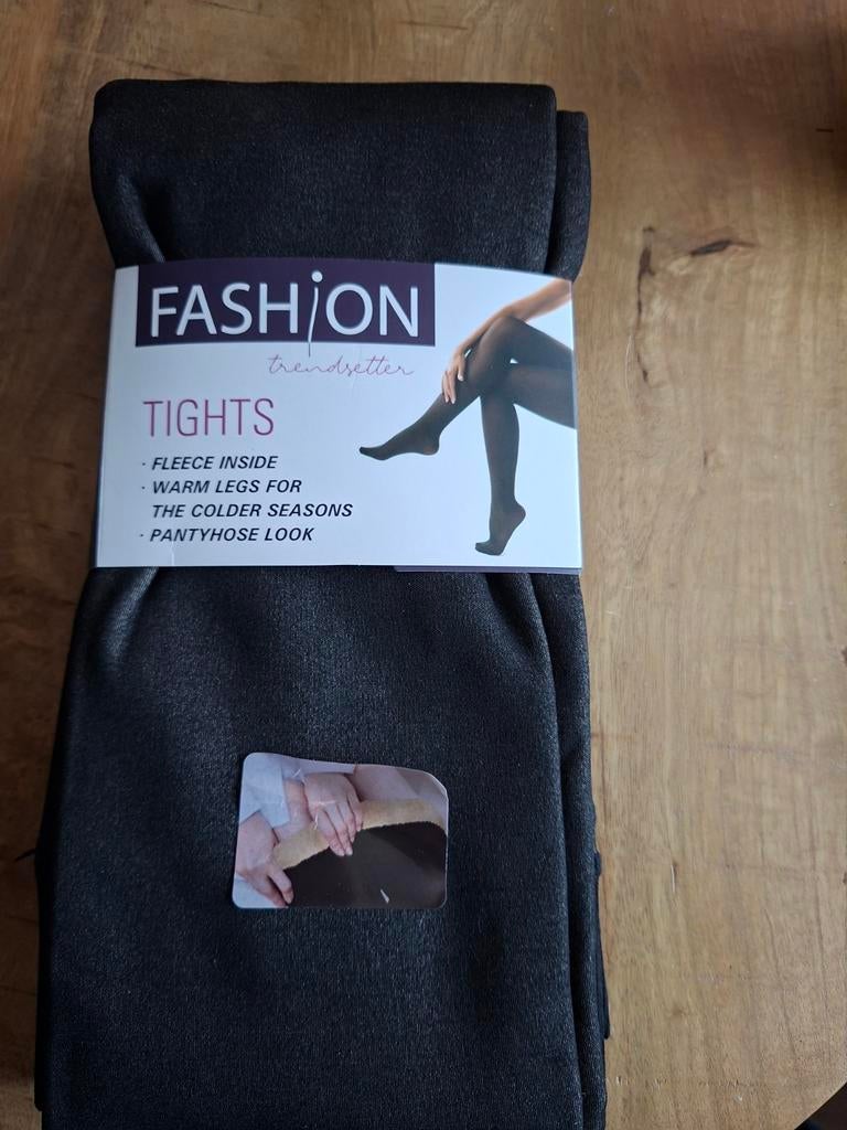 FASHION trendsetter Fleece Tights L/XL - Zwart, Kleding | Dames, FASHION trendsetter, Zwart, Nieuw, Ophalen of Verzenden