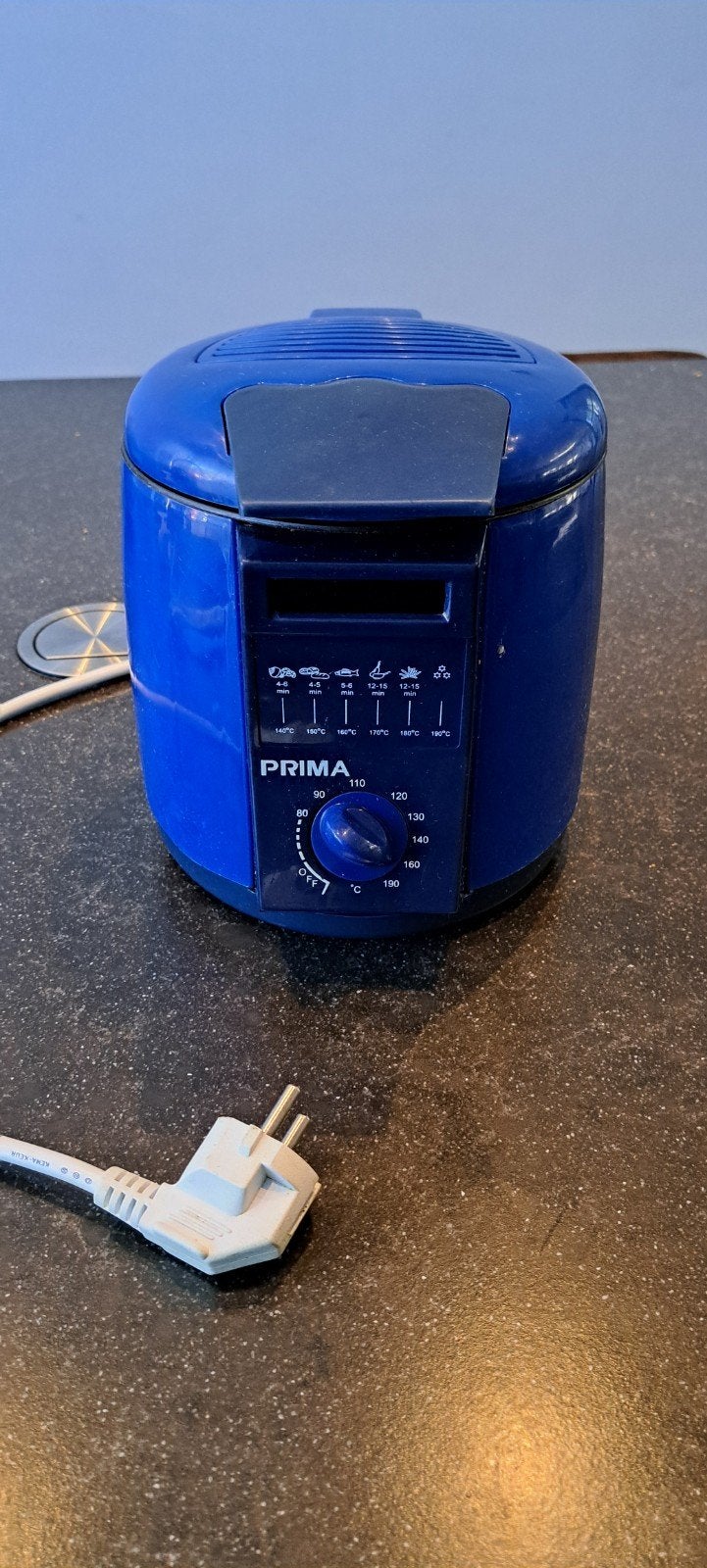Compacte Prima Friteuse - Ideaal voor Camping (900W), Ophalen of Verzenden, Gebruikt