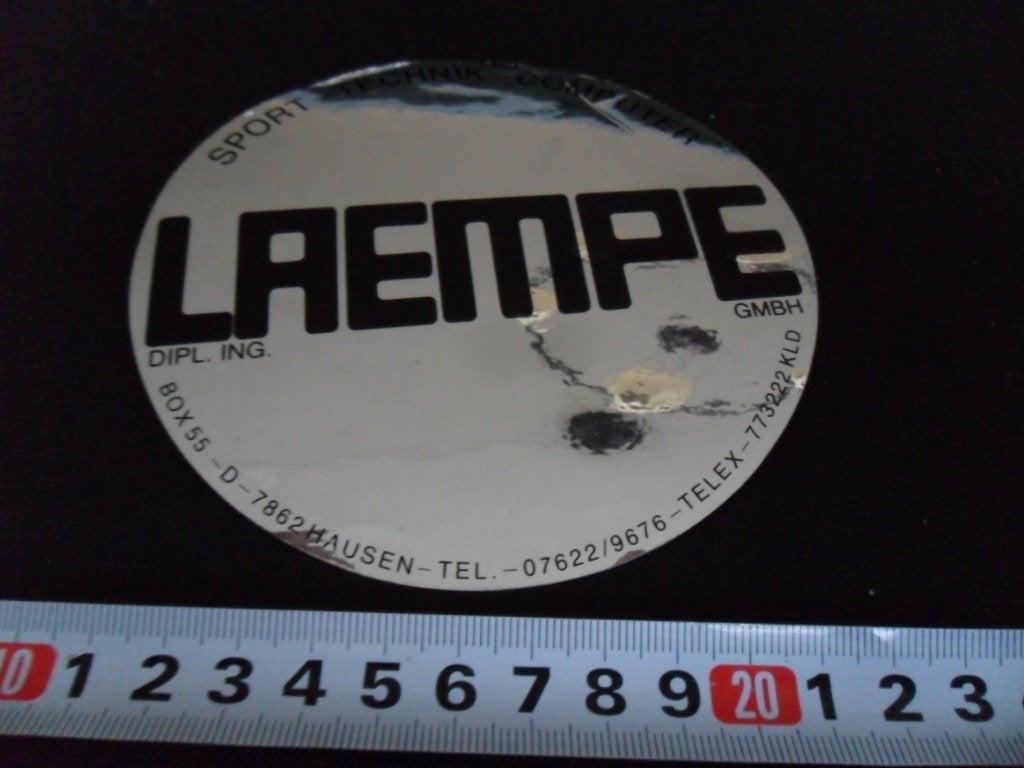sticker Sport Techniek Computer LAEMPE  Hausen, Ophalen of Verzenden, Zo goed als nieuw