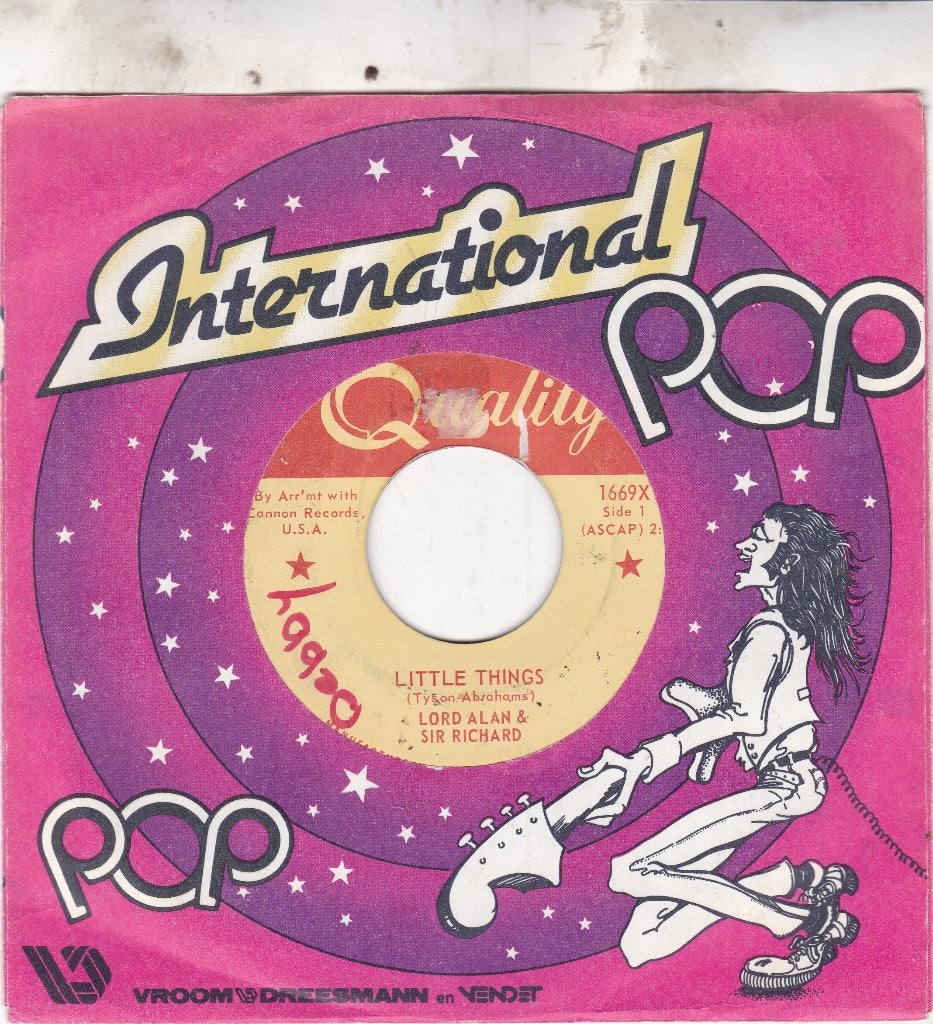 Lord Alan & Sir Richard ( 1964 ), Ophalen of Verzenden, Zo goed als nieuw, 7 inch, Pop