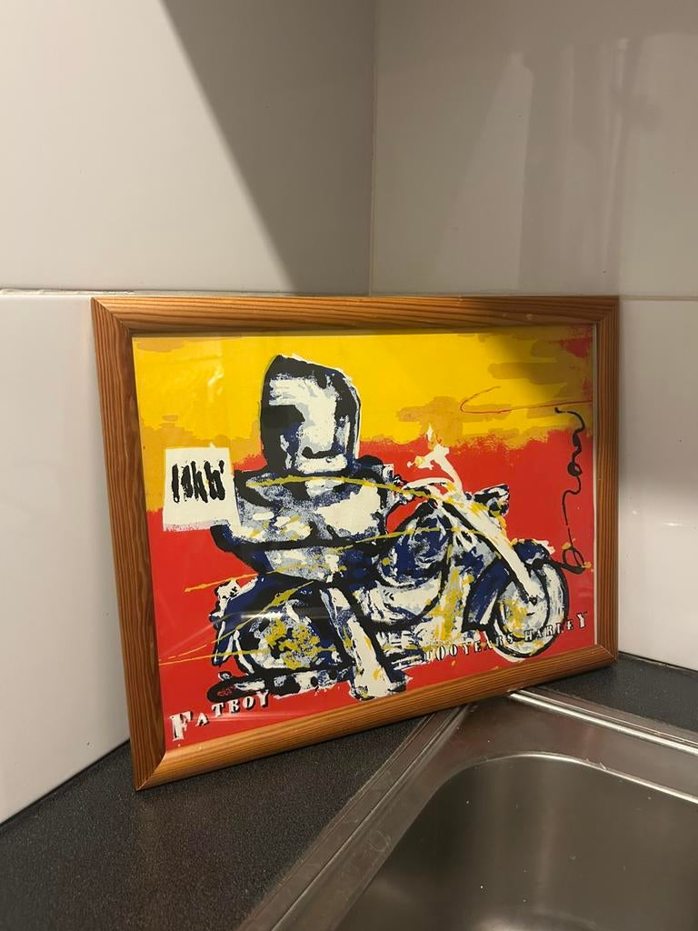 Herman Brood Harley Davidson Fatboy, Antiek en Kunst, Ophalen
