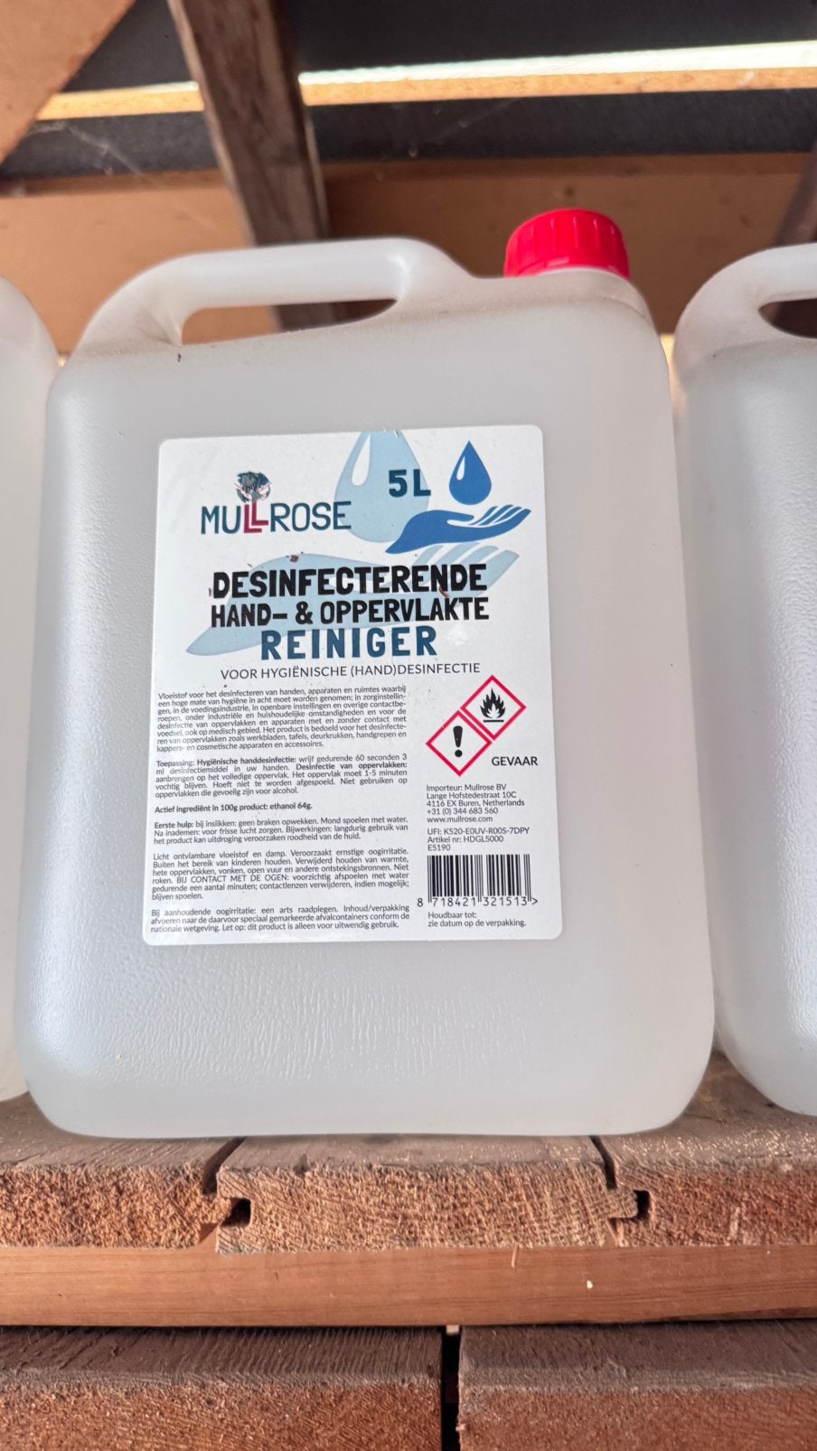 Desinfecterende hand reiniger - desinfectie - schoonmaak, Ophalen