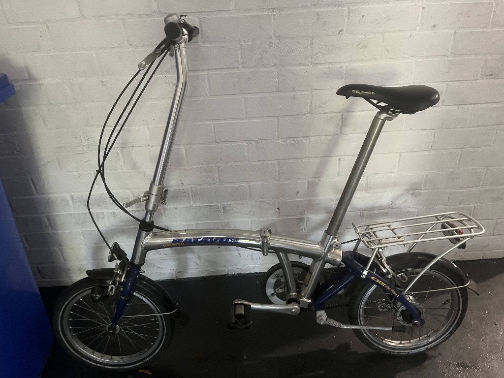 Vouwfiets, Fietsen en Brommers, Gebruikt, Velgrem, 16 tot 18 inch, Versnellingen