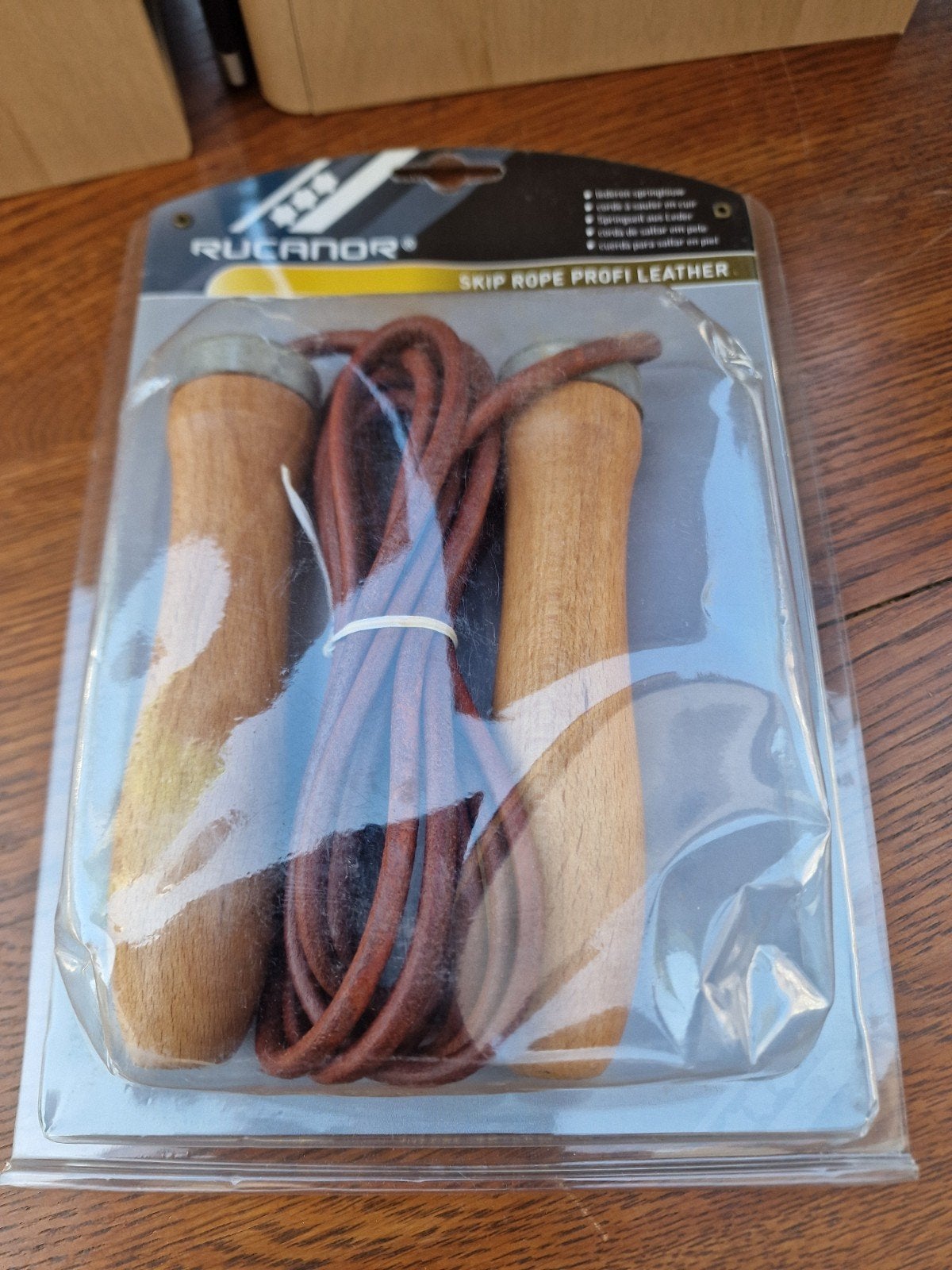 Rucanor Springtouw Profi Leather - Nieuw in verpakking, Ophalen, Sport-springtouw, Nieuw