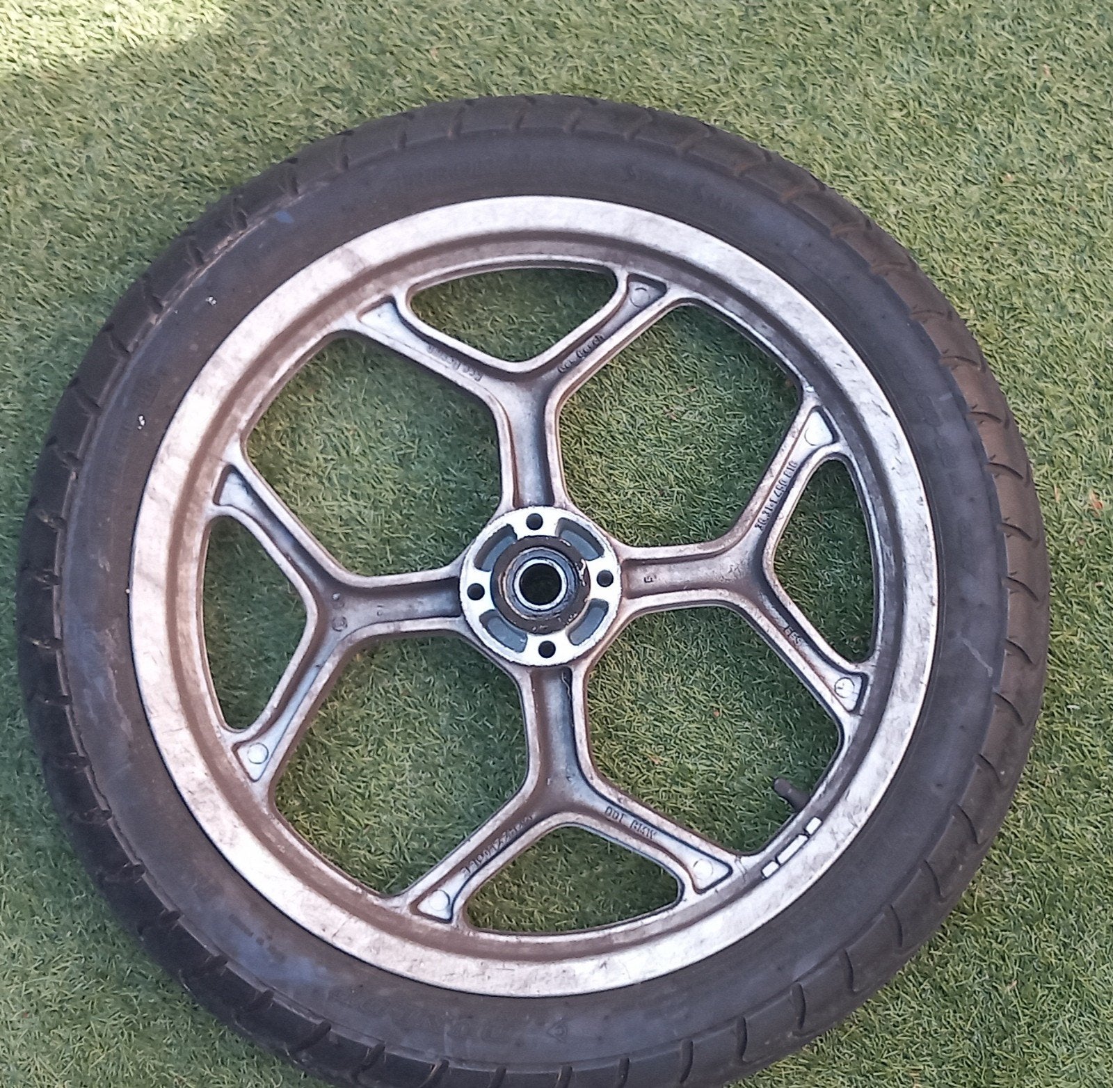 Voor en achterwiel BMW K75  Set prijs., Motoren, Ophalen, Gebruikt