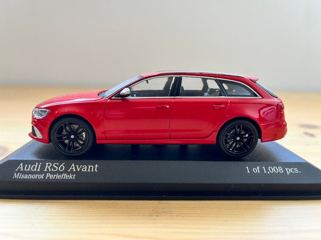 Minichamps Audi RS6 Avant C7 1:43, Verzenden, Zo goed als nieuw, Auto, MiniChamps
