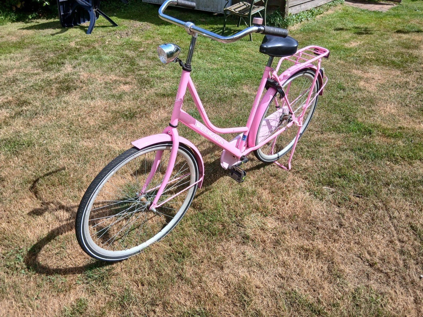 Roze Pelikaan fiets - Framehoogte 53 cm, 28 inch wielen, Fietsen en Brommers, Terugtraprem, Ophalen, Overige merken, 53 tot 56 cm