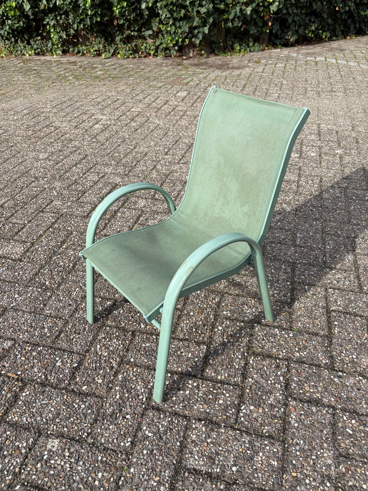 Kinderstoeltje groen - Gratis af te halen, Ophalen, Gebruikt, Metaal
