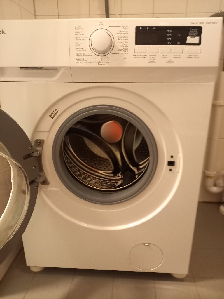 Wasmachine OK. OWM 7126, Witgoed en Apparatuur, Ophalen, Wolwasprogramma, Zo goed als nieuw, Voorlader