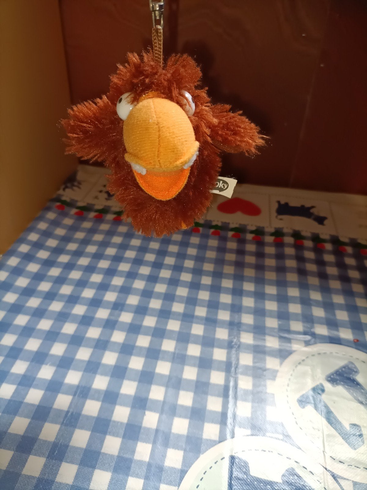 Croky sleutelhanger knuffeltje bruin, Ophalen of Verzenden, Zo goed als nieuw, Overige typen