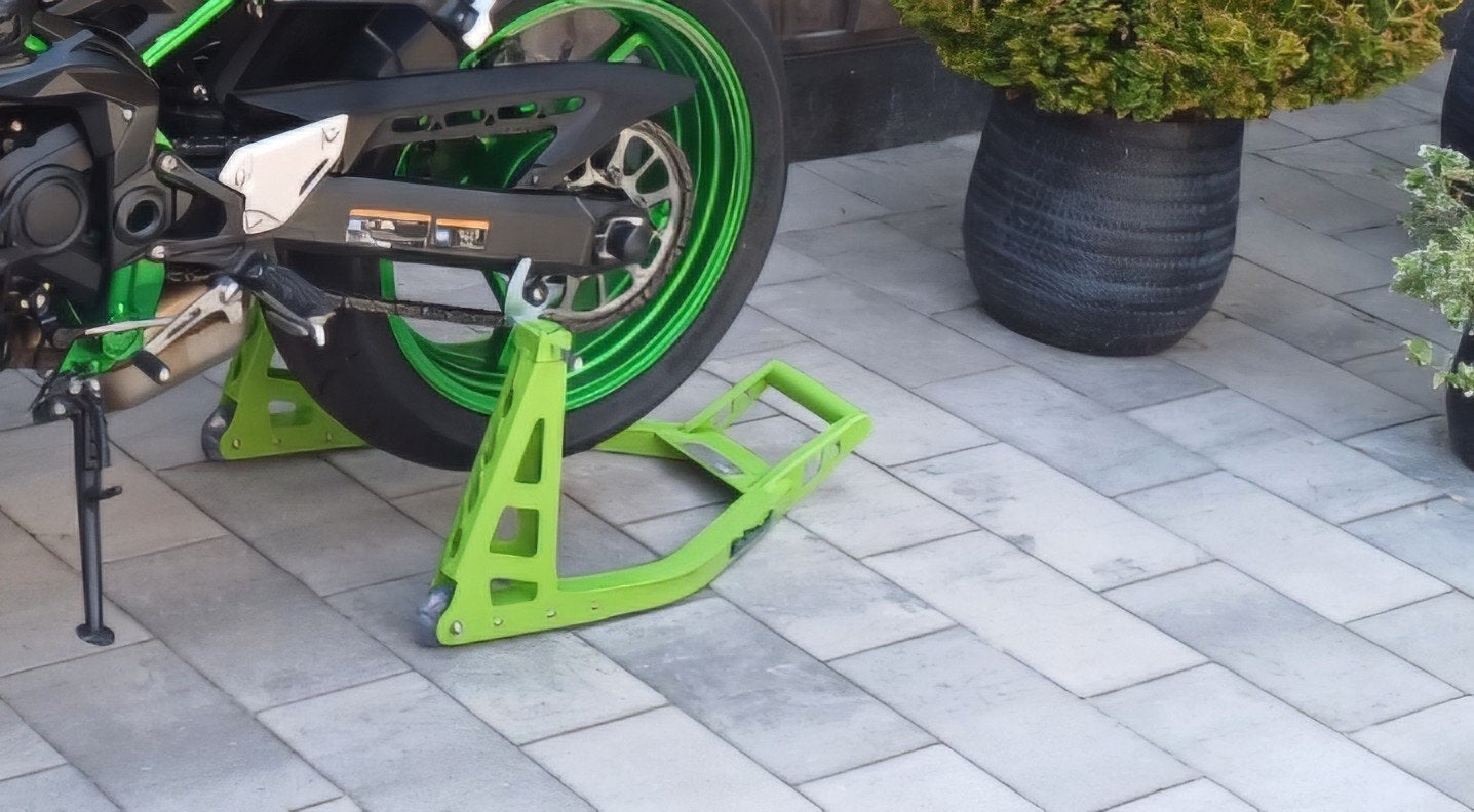 Datona Motorstandaard (2x gebruikt), Motoren, Ophalen, Zo goed als nieuw