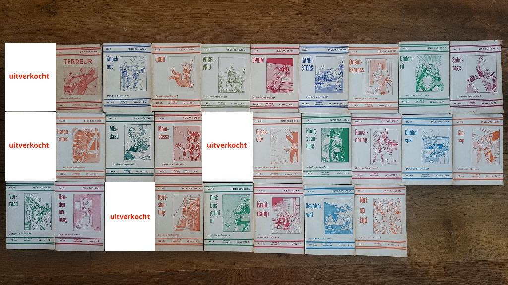 Dick Bos verzameling, Boeken, Stripboeken, Alfred Mazure , Meerdere stripboeken, Ophalen, Gelezen