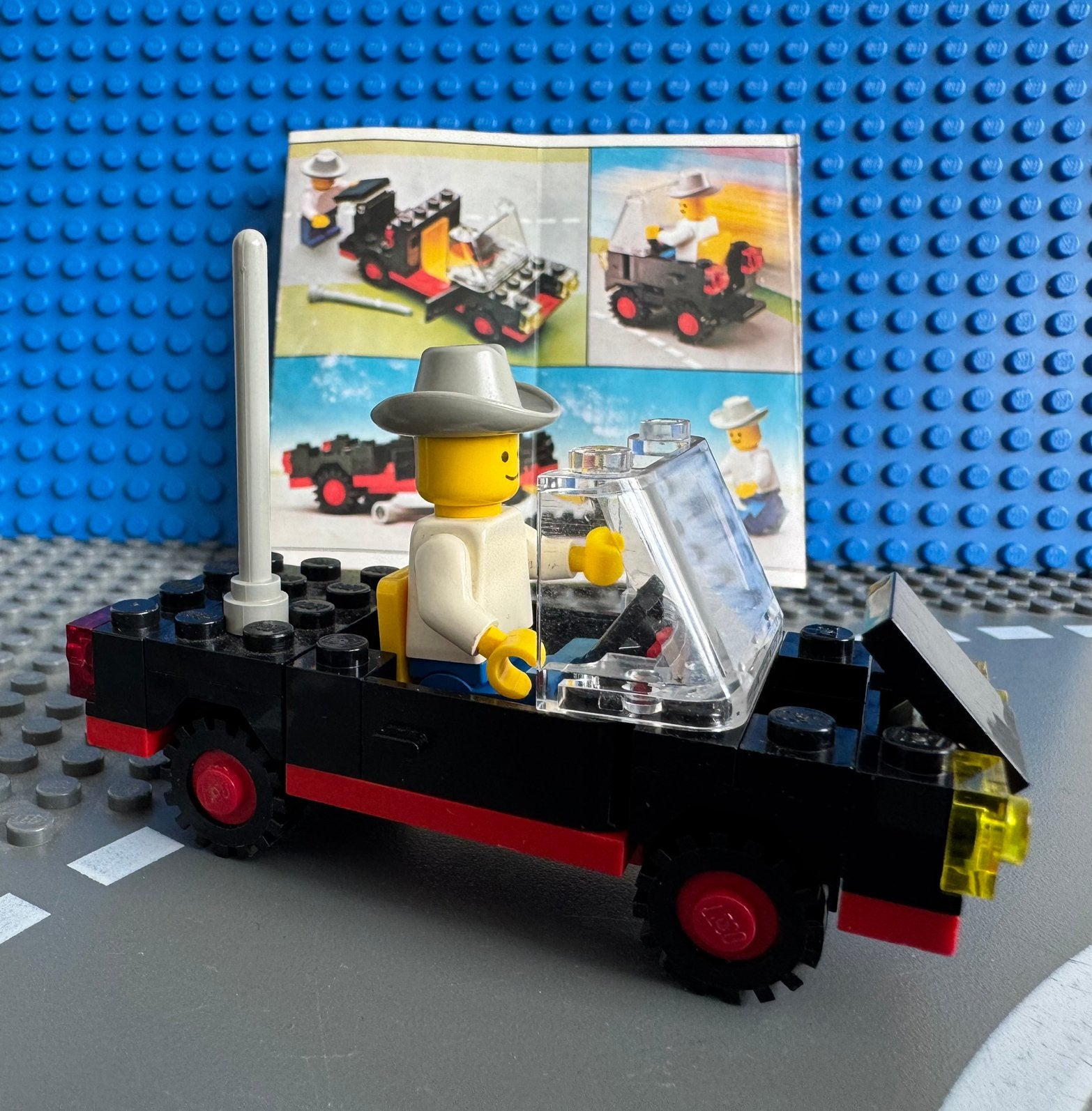 Lego 6627 auto met cowboy uit 1982 compleet 🤠, Gebruikt, Lego, Ophalen of Verzenden, Compleet