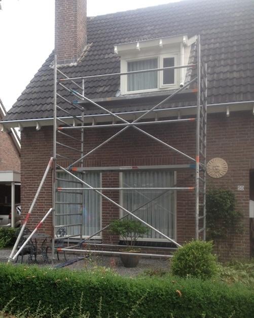 Gebruikte Alu Rolsteigers / en div onderdelen, Doe-het-zelf en Verbouw, Steigers, Ophalen, Gebruikt, Rolsteiger of Kamersteiger