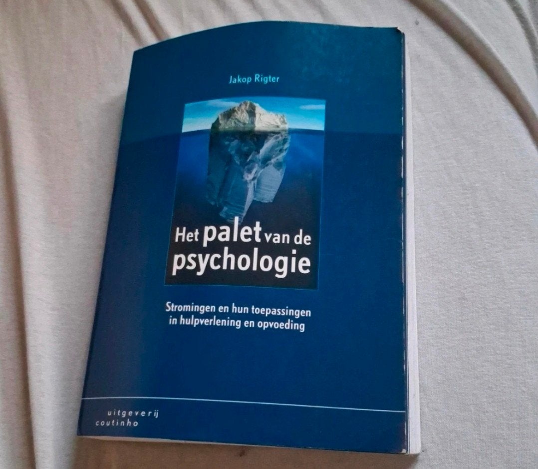 Het palet van de psychologie - Jakop Rigter, Ophalen of Verzenden, Beta, Gelezen, HBO