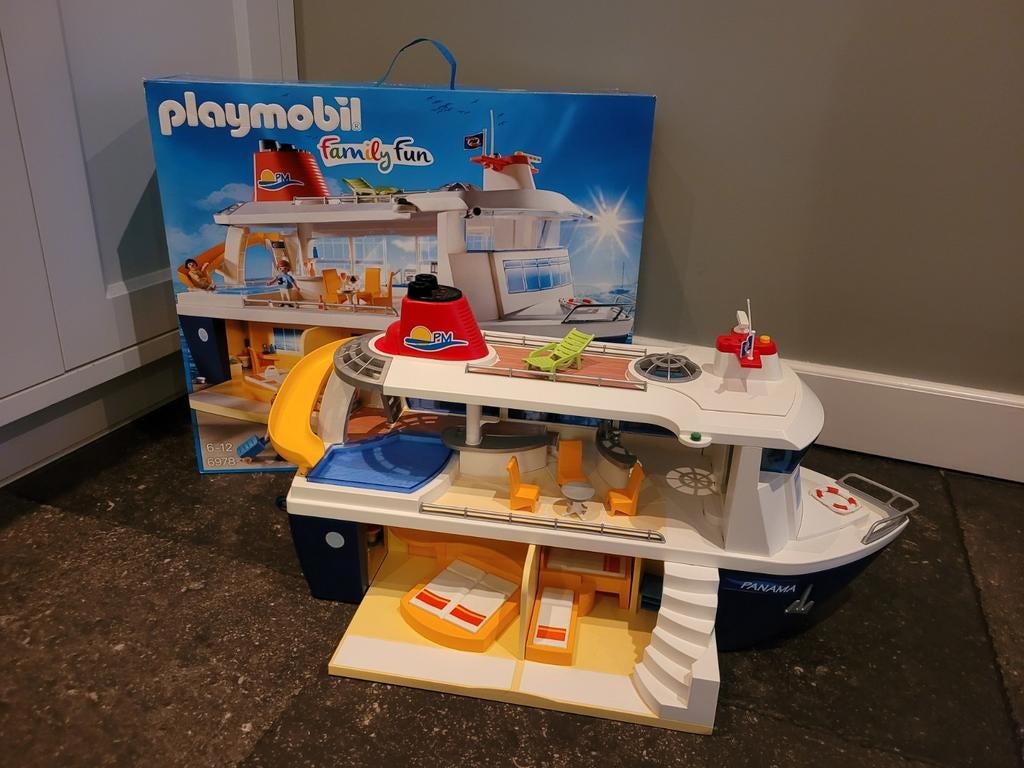 Playmobil cruiseschip (6978) met doos, Ophalen of Verzenden