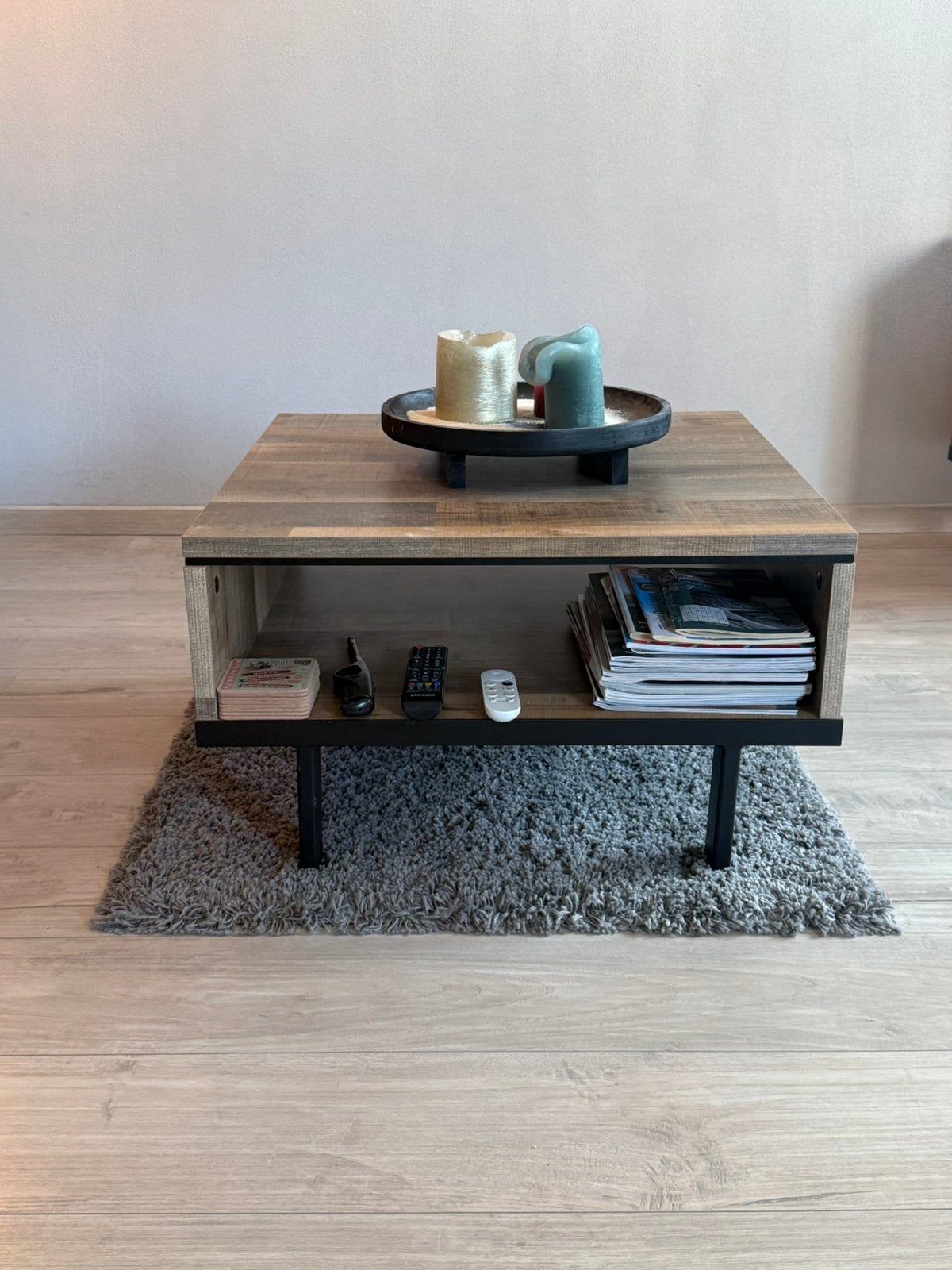 Salontafel, Ophalen, 50 tot 100 cm, Vierkant, 50 tot 100 cm