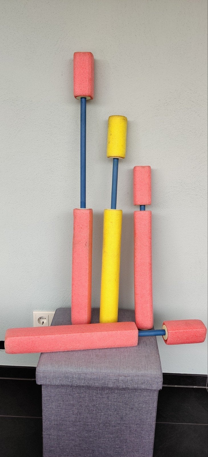 Waterpistool waterspuit van foam  +/- 60cm lang., Ophalen