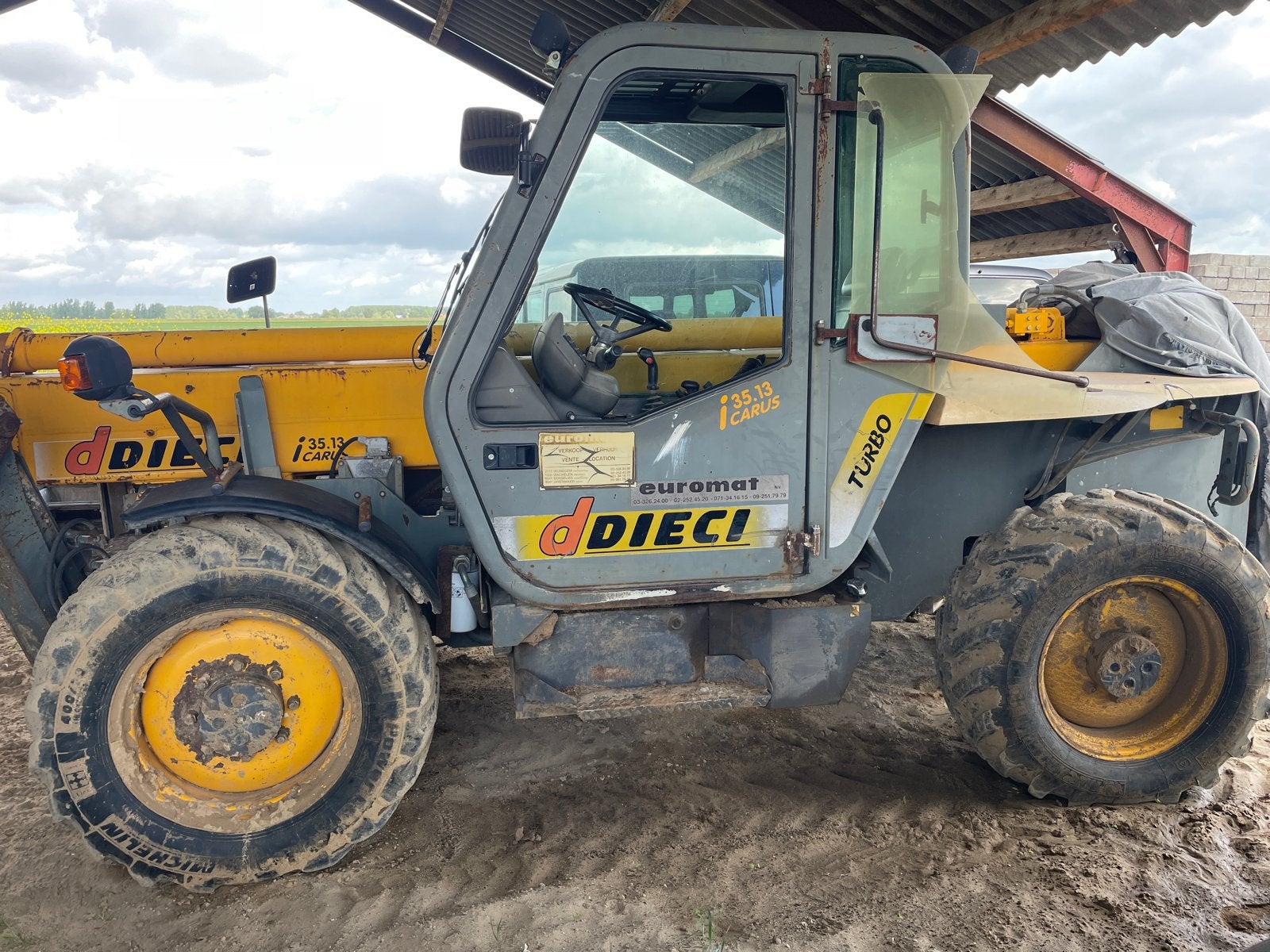 Dieci 35.13 Carus Verreiker met bak en lepels, Ophalen, Verreiker