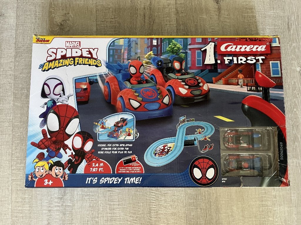 Spider-Man-racebaan, Ophalen, Racebaan, Carrera, Zo goed als nieuw