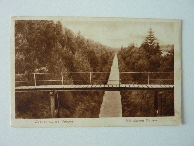 1932 LOENEN het ijzeren vonder op de Veluwe / Nauta Velsen, Ophalen, 1920 tot 1940, Gelopen, Gelderland