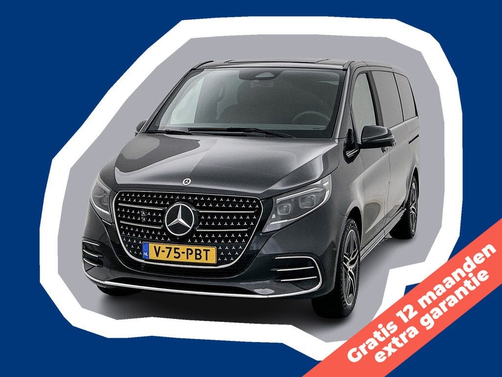 Mercedes-Benz V-Klasse 300d Lang AMG Avantgarde Dubbele Cabi, Auto's, Bestelauto's, Automaat, Automatische klimaatregeling, Achterwielaandrijving
