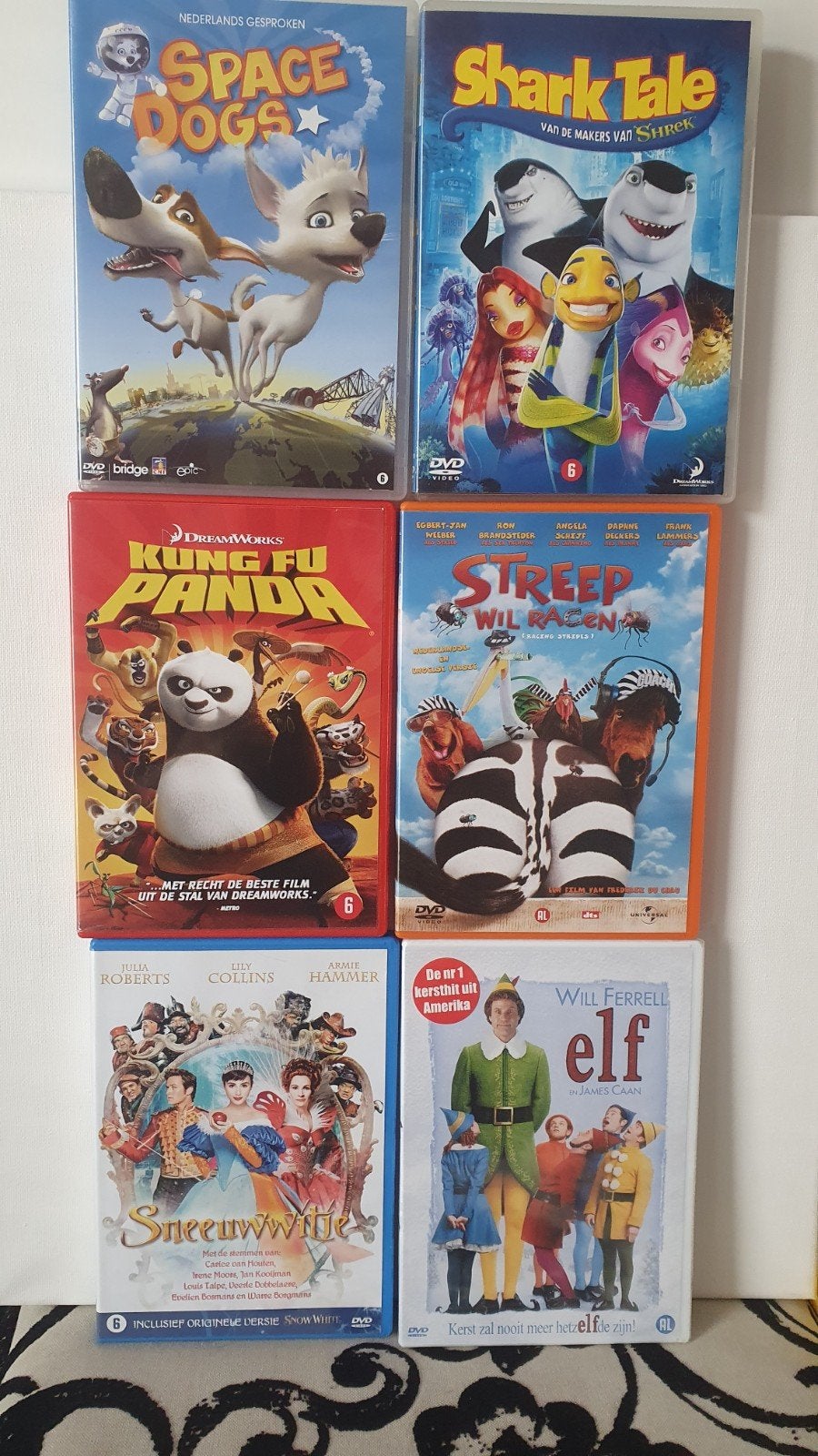 Shark Tale, Space Dogs DVD's - Animatie voor kinderen p.st, Cd's en Dvd's, Gebruikt, Ophalen of Verzenden, Komedie, Vanaf 6 jaar