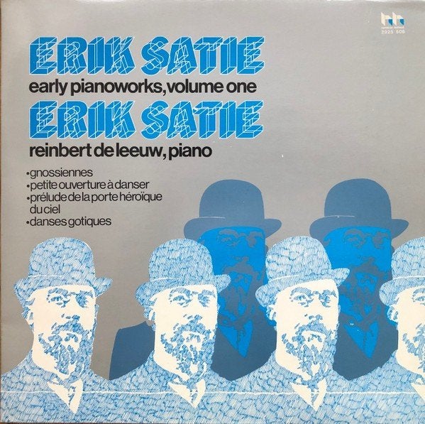 L.P. (1975) Erik Satie, Reinbert de Leeuw – Early Piano Work, Overige componisten, Modernisme tot heden, Ophalen of Verzenden