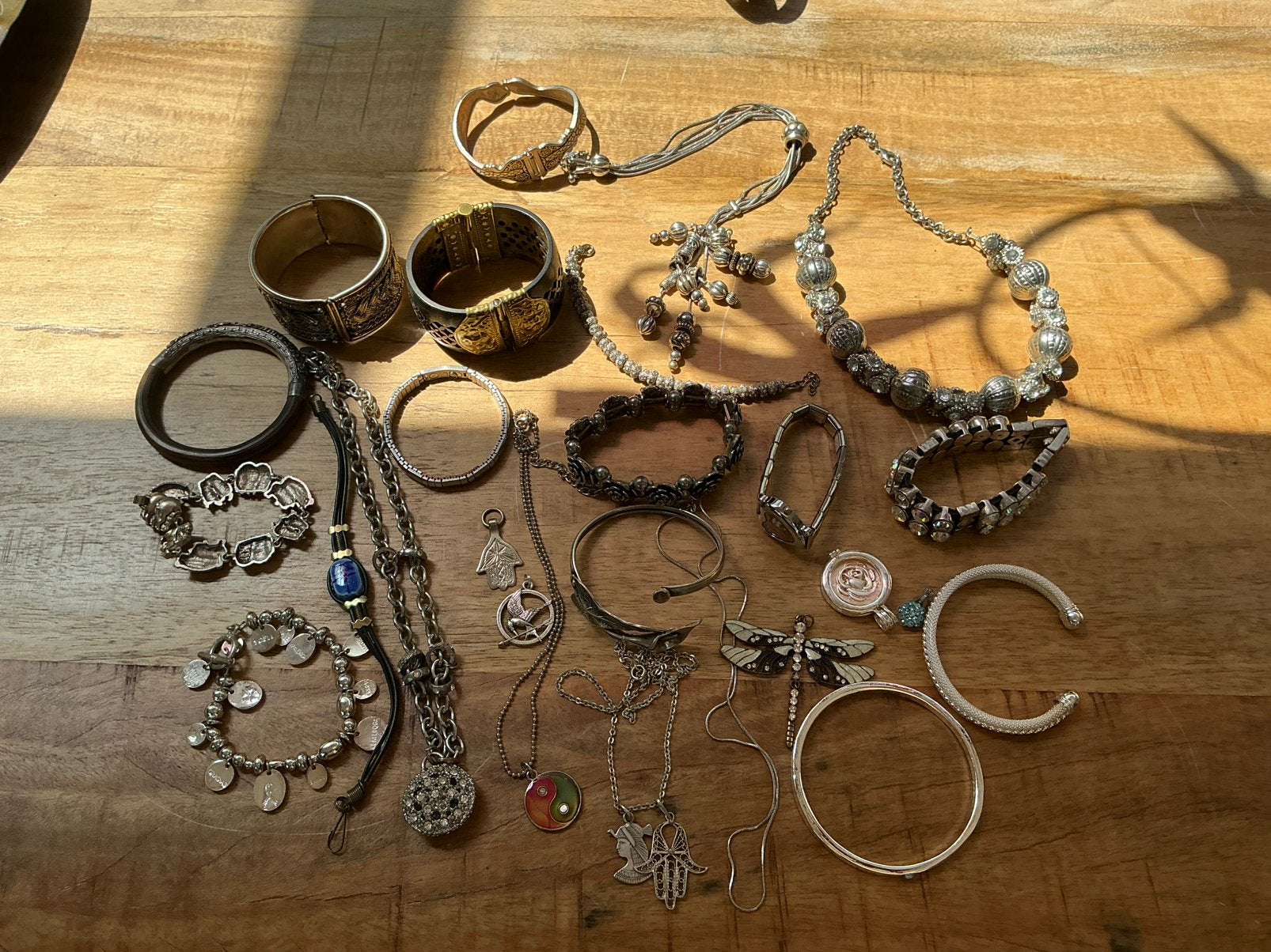 Diverse sieraden, Sieraden, Tassen en Uiterlijk, Armbanden, Ophalen of Verzenden, Gebruikt, Overige kleuren, Overige materialen