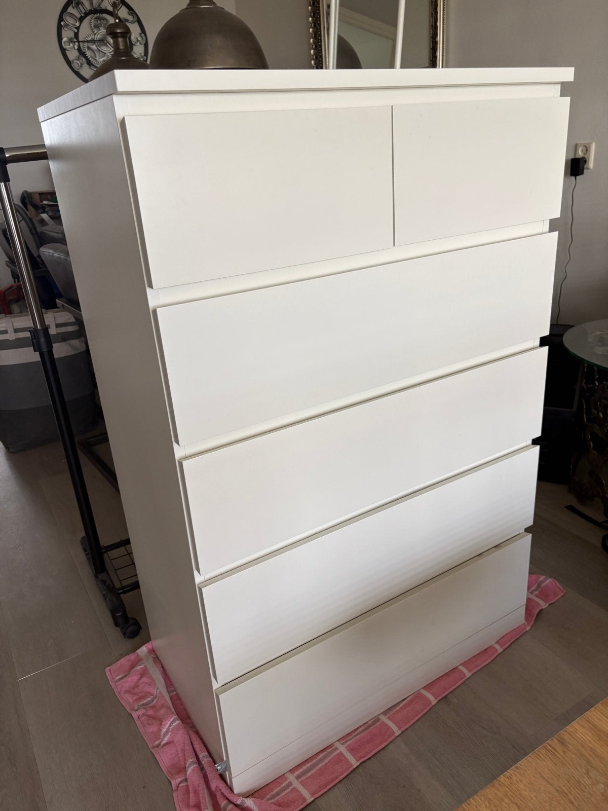 IKEA Malm ladekast wit - Nette staat gratis, Ophalen, 5 laden of meer, 100 tot 150 cm, 50 tot 100 cm