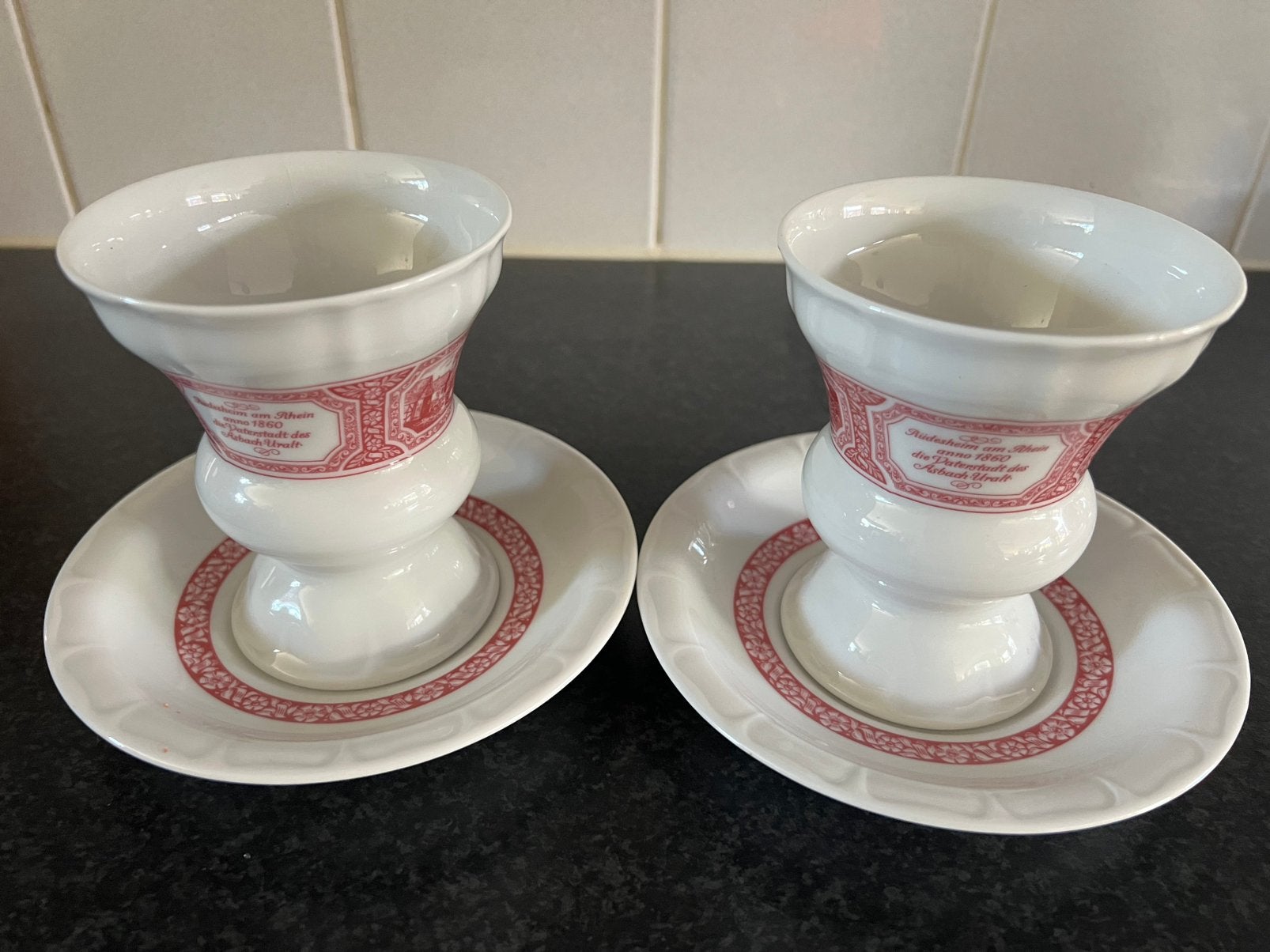 Villeroy & Boch vintage porseleinen koffiebekers, Ophalen of Verzenden, Zo goed als nieuw, Porselein, Overige typen