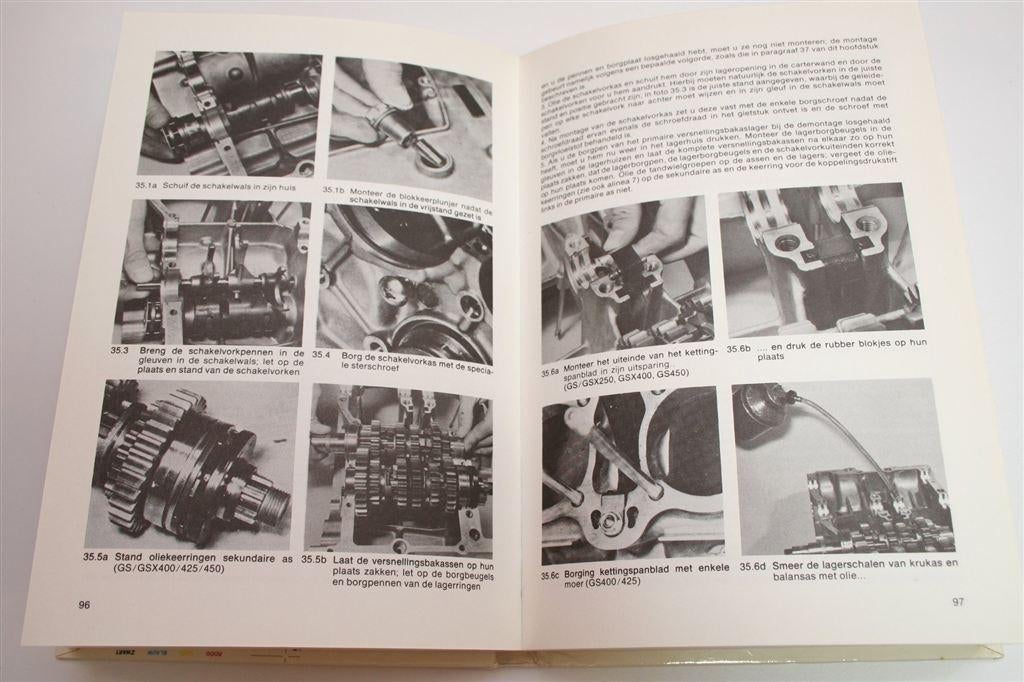 Werkplaatshandboek Suzuki Tweecilinders — GS/GSX250, GS400.., Motoren, Handleidingen en Instructieboekjes, Ophalen of Verzenden