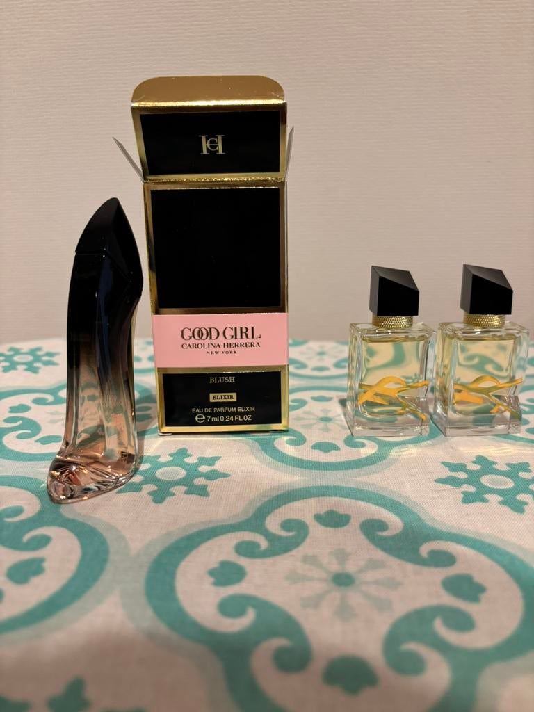 Miniaturen Carolina Herrera / YSL Libre, Ophalen of Verzenden, Zo goed als nieuw