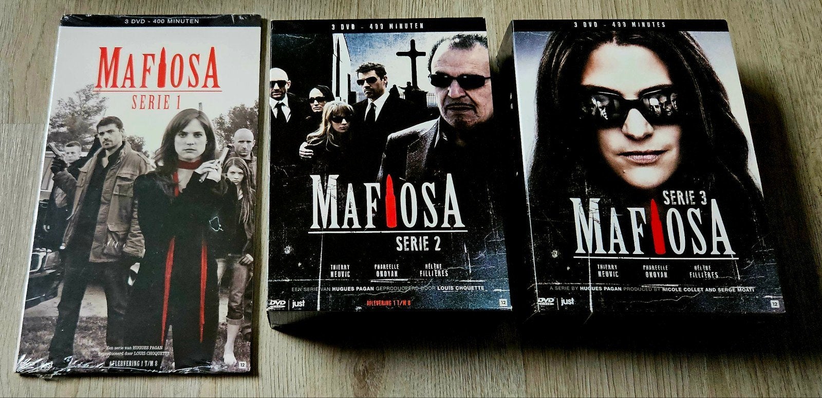 Mafiosa - Serie 1, 2 en 3 - 12DVD set - Misdaadthriller, Ophalen of Verzenden
