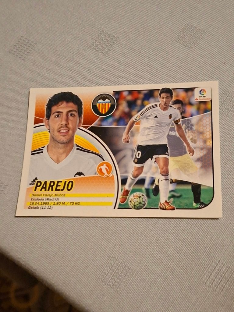 Panini / Sticker / Parejo / Valencia C.F. / 2016-2017, Verzamelen, Ophalen of Verzenden, Nieuw, Buitenlandse clubs, Poster, Plaatje of Sticker