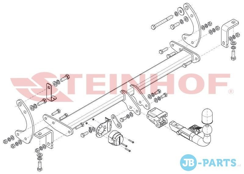 Afneembare trekhaak Maxus Mifa 9 MPV vanaf 11/2021, -, -, -