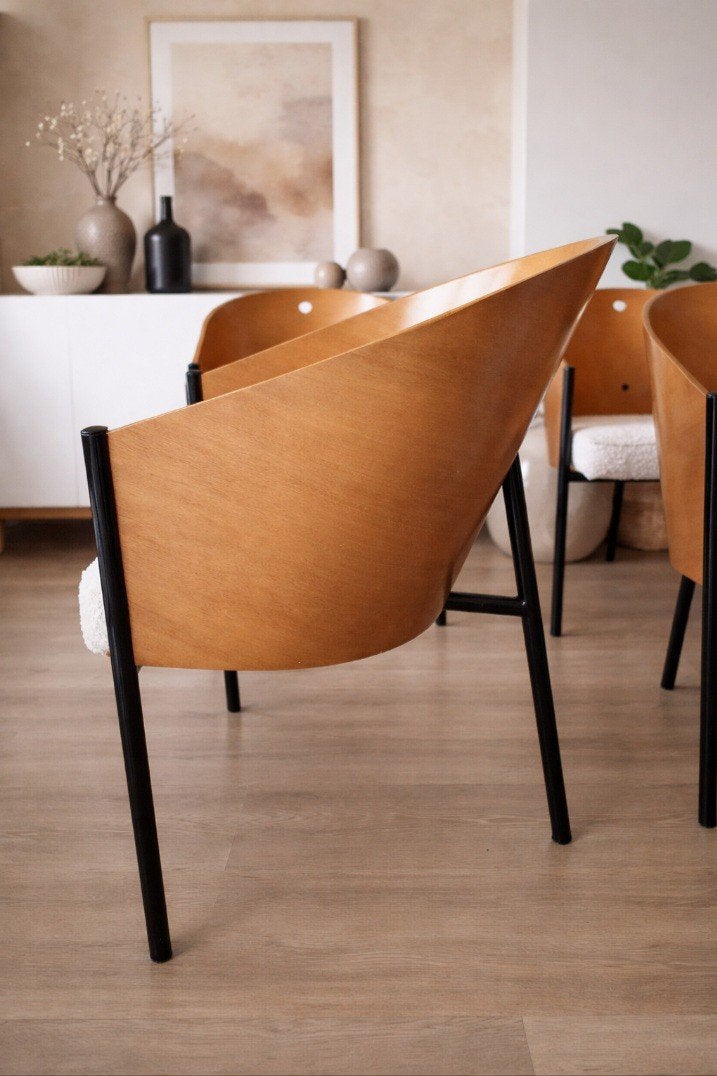 Prachtige vintage stoelen van Costes Philippe Starck design, Huis en Inrichting, Ophalen, Zo goed als nieuw