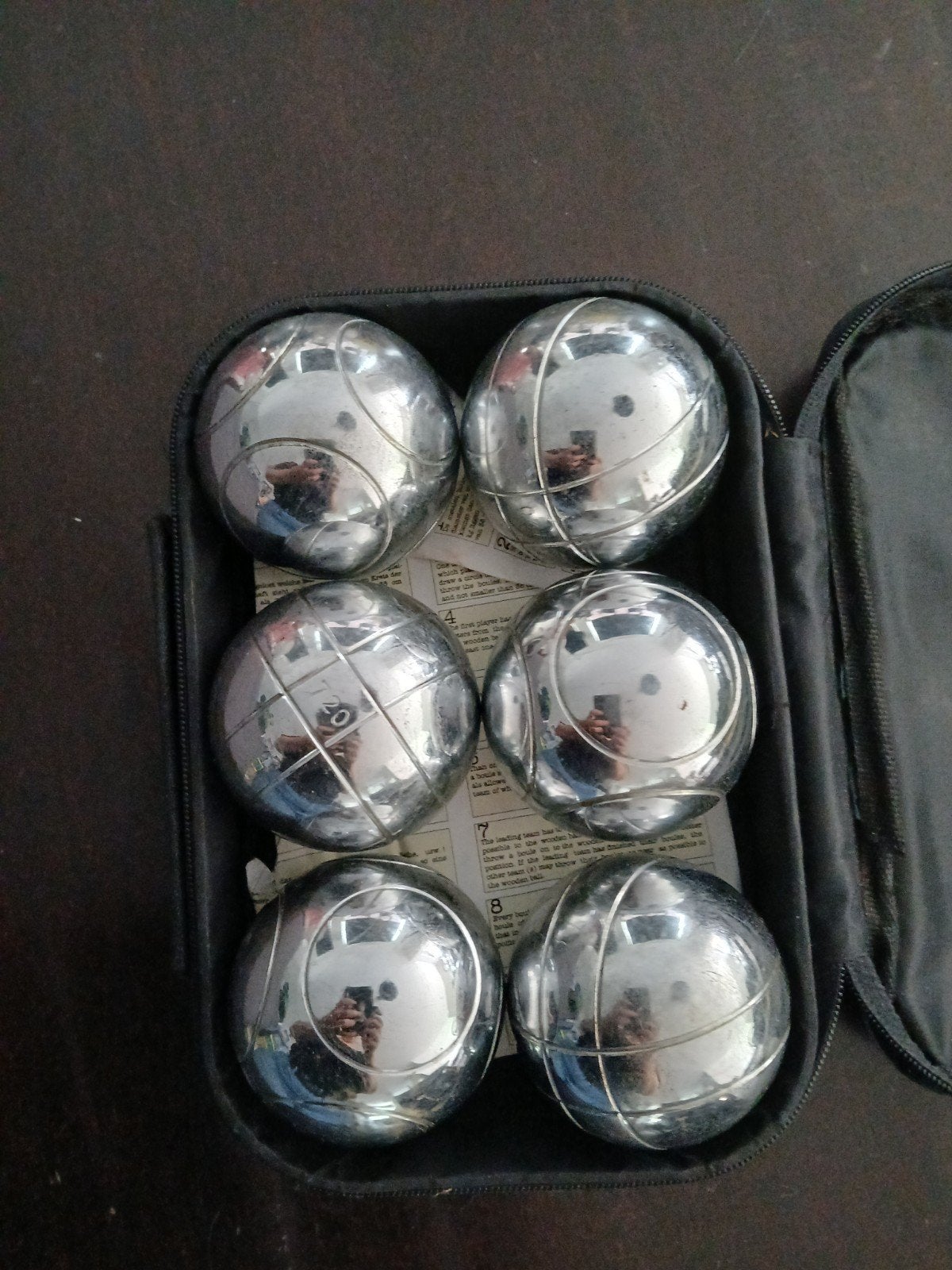 Jeu de boules, Ophalen, Bal