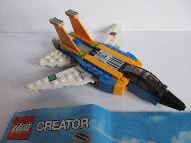 31042 Straaljager., Ophalen of Verzenden, Zo goed als nieuw, Complete set, Lego