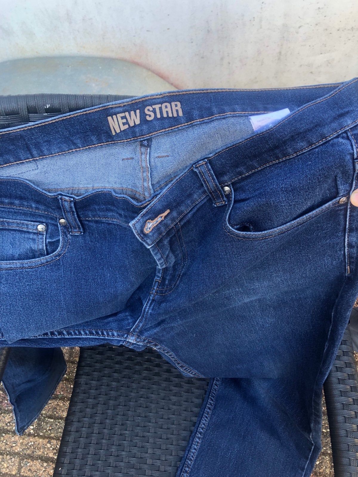 New Star Jeans - Maat W30 (confectie 38), Ophalen of Verzenden, Gedragen, Blauw, W30 - W32 (confectie 38/40)