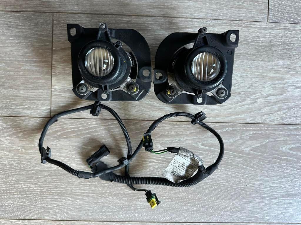 Fiat 500 mistlampen, L+R incl. aansluitkabel en montageplaat, Ophalen, Nieuw, Fiat