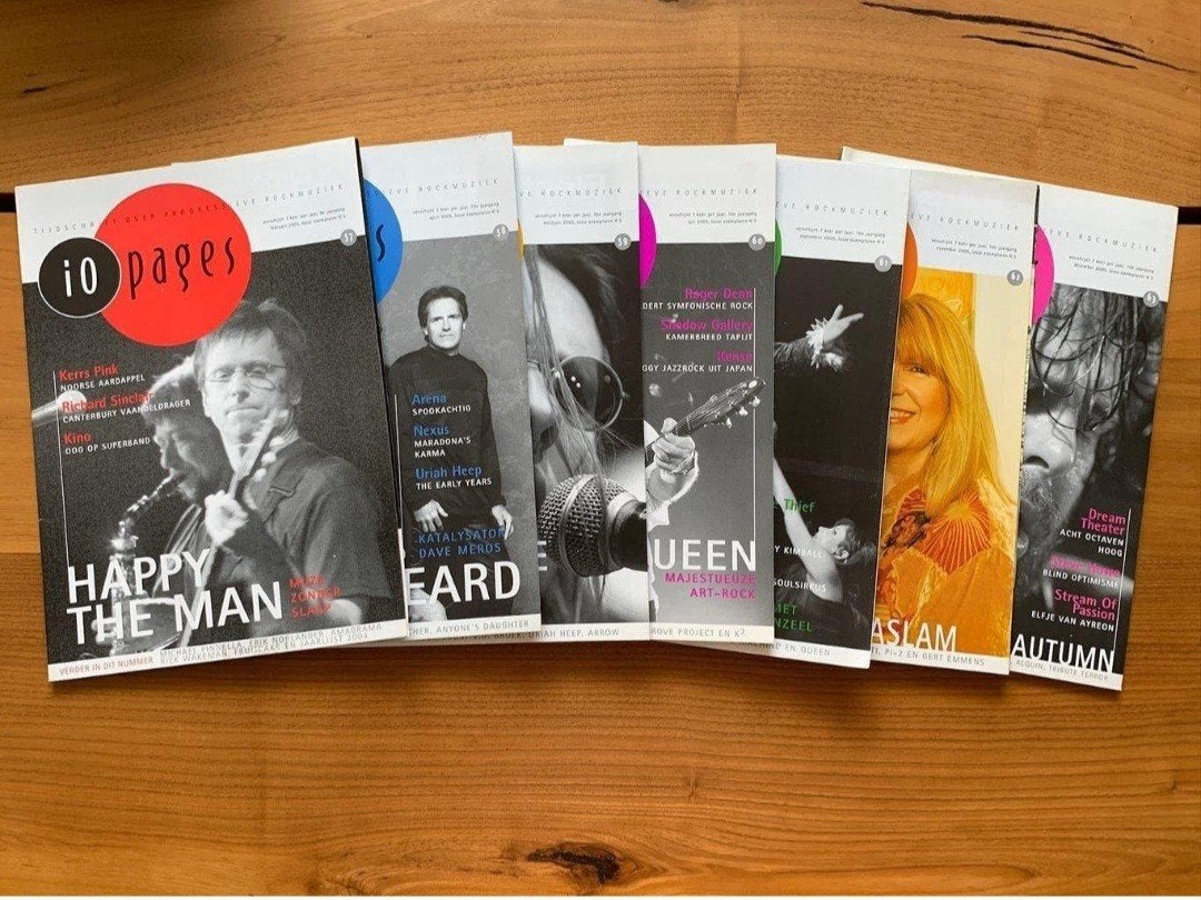 IO Pages -Prog Magazine - Collectie van rond 165 stuks, Ophalen, Gelezen